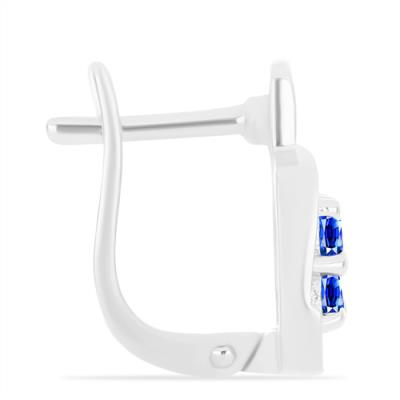 WHOLESALE BLUE SAPPHIRE GEMSTONE EARRINGS IN 925 STERLING SILVER – JEWELPIN MANUFACTURER